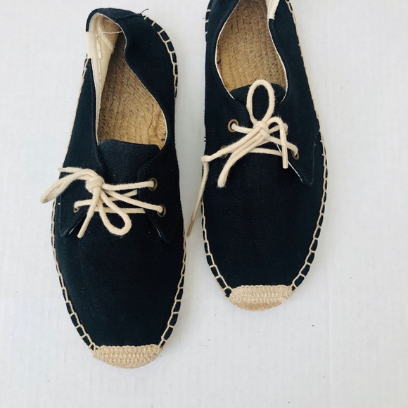 ⭐️SOLD⭐️Soludos Black Lace Up Espadrilles - Picture 4 of 8